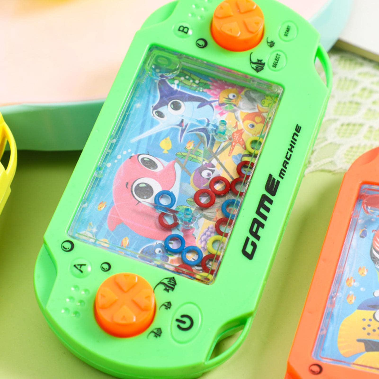 Amazon.co.jp: ハンドヘルドウォーターゲーム、ミニウォーターリング